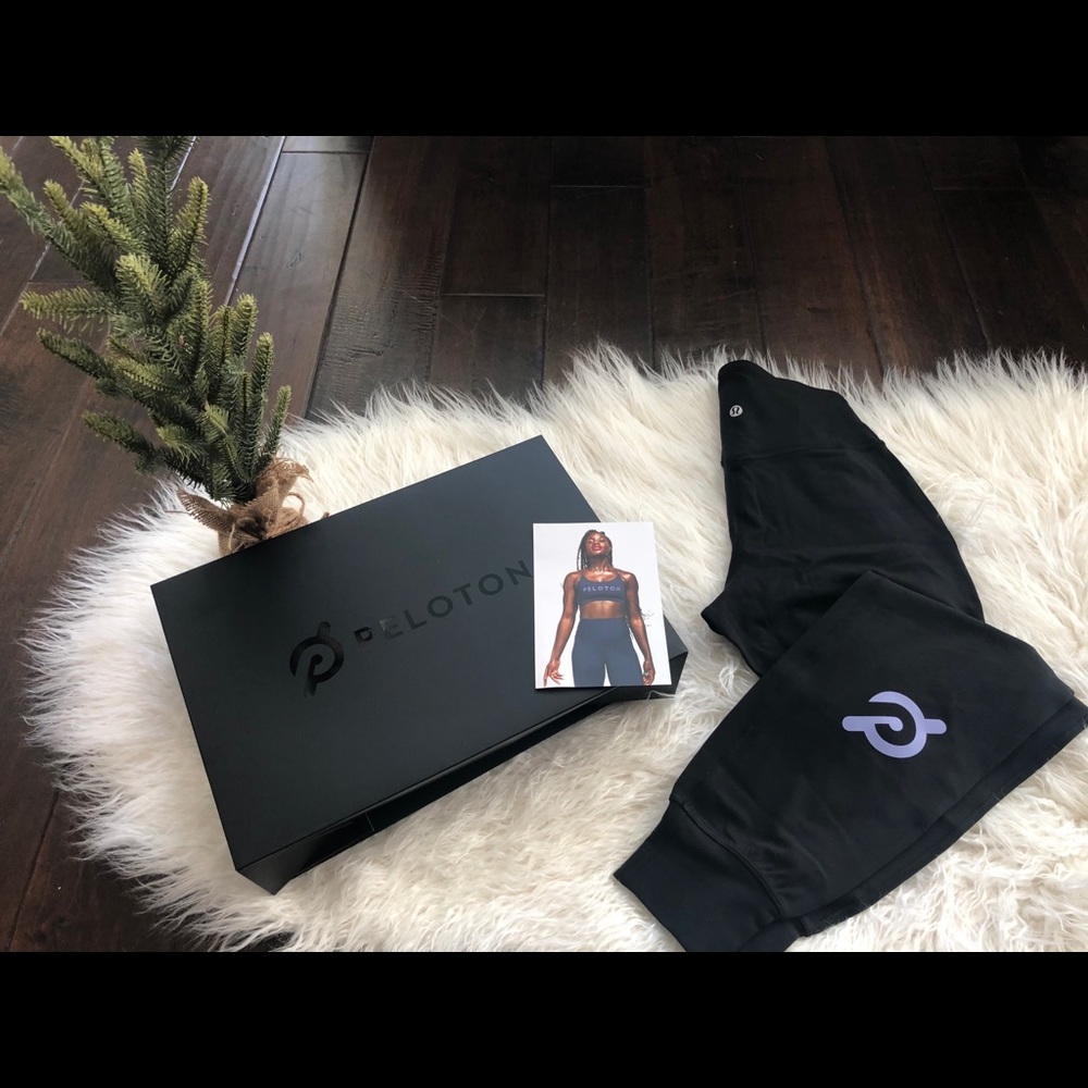 Peloton x Lululemon Align Festive Joggers